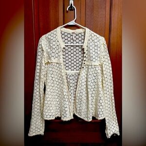 Free People Lace Crochet Top